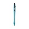 Bic ReVolution Ocean Bound Ballpoint Pen, Retractable, Medium 1 mm, Black Ink/Blue Barrel, 12PK BPRR11BK